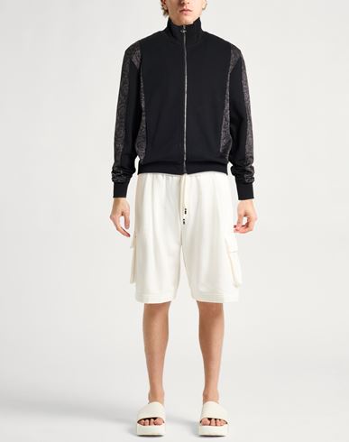 Man Sweatshirt Black Size S Cotton