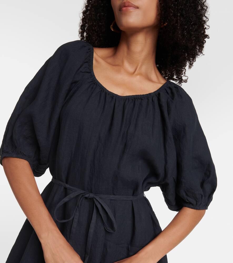 Elly off-shoulder cotton midi dress