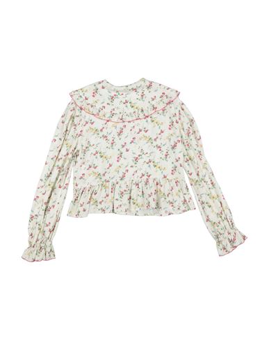 Kid Girl Shirt Off white Size 10 Viscose