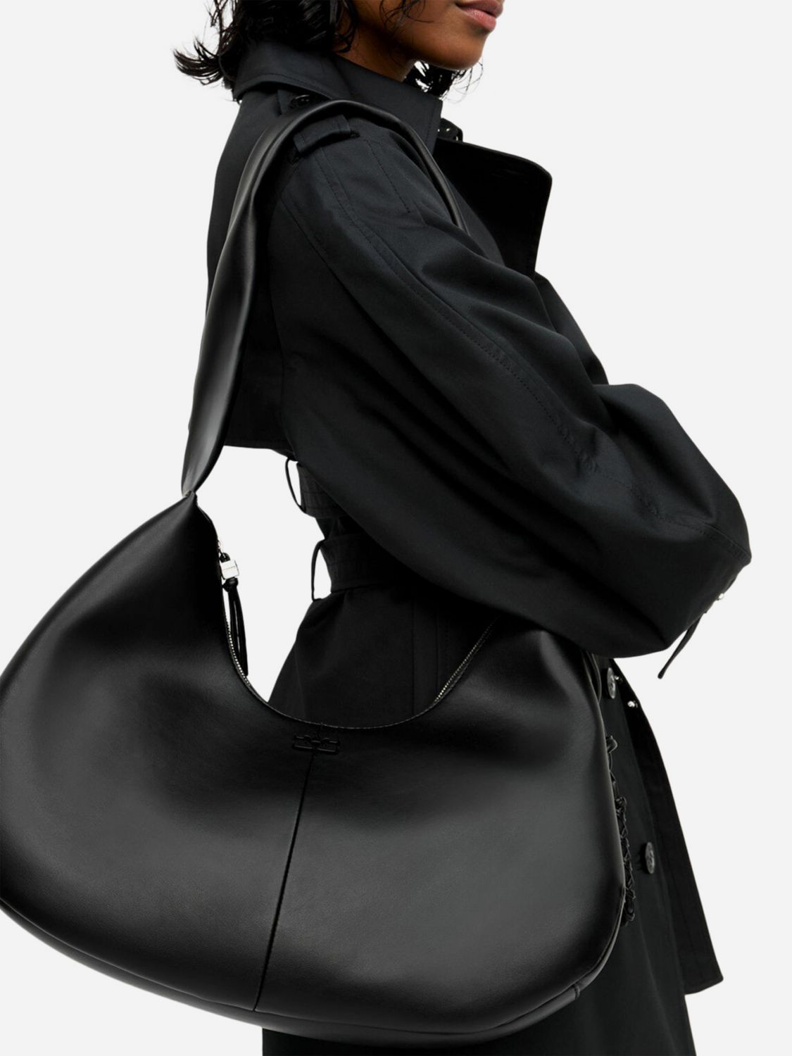 Shoulder Bag GANNI Woman color Black