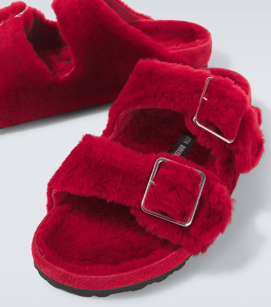 Birkenstock 1774 Arizona 1774 shearling-lined suede sandals