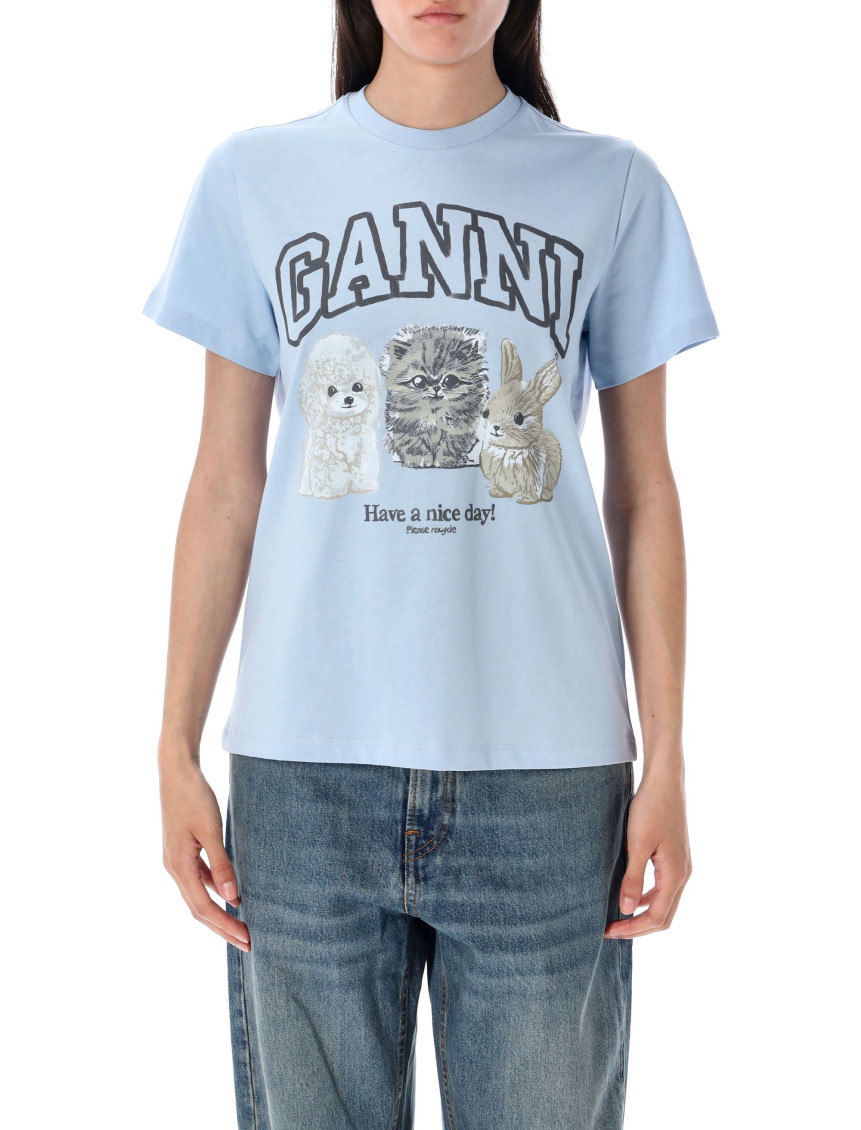 Light Blue Crewneck T-Shirt