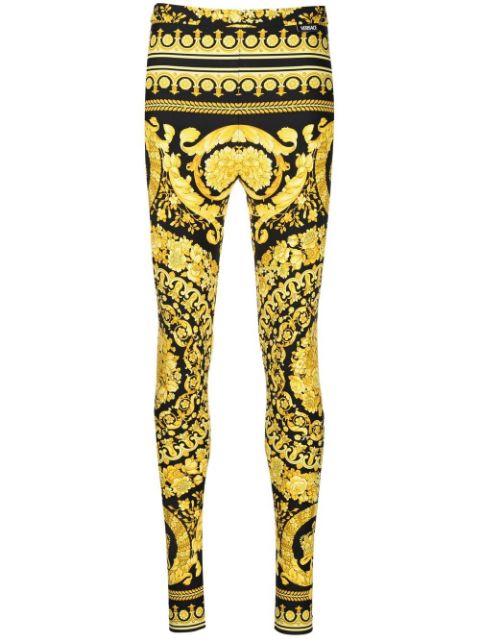 Barocco-print leggings
