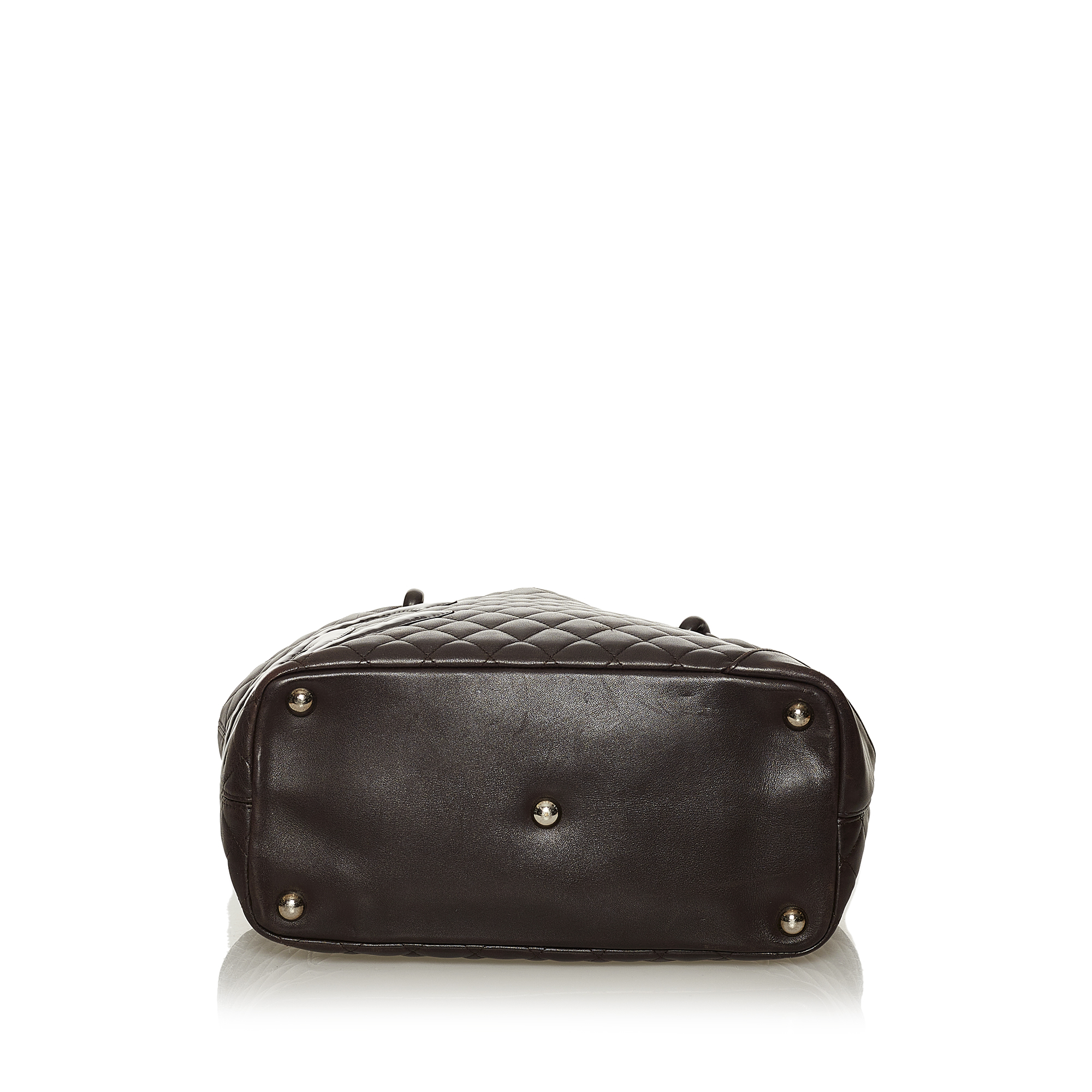 Vintage Black Cambon Ligne Tote Bag
