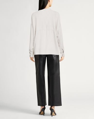 Woman Top Grey Size M Polyester, Cupro, Virgin Wool