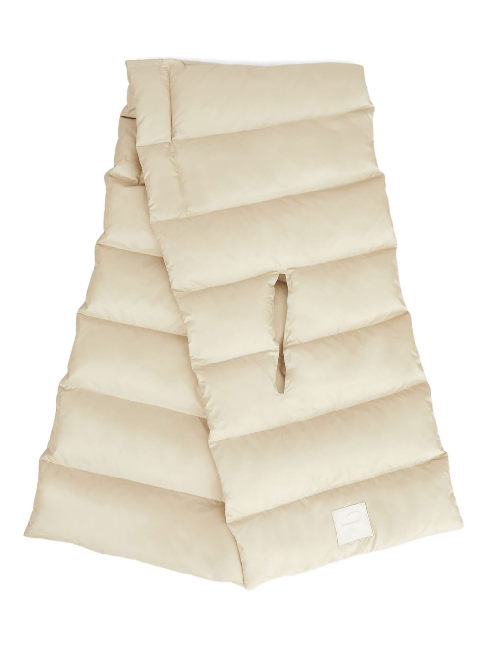 Common Leisure padded scarf - Neutrals