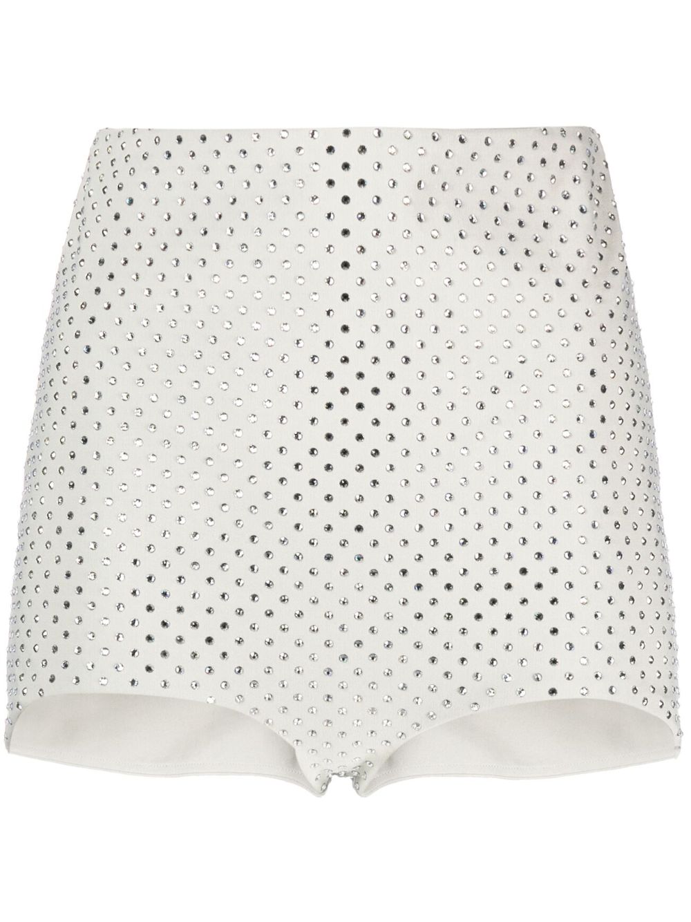 Crystal-embellished mini shorts - Grey