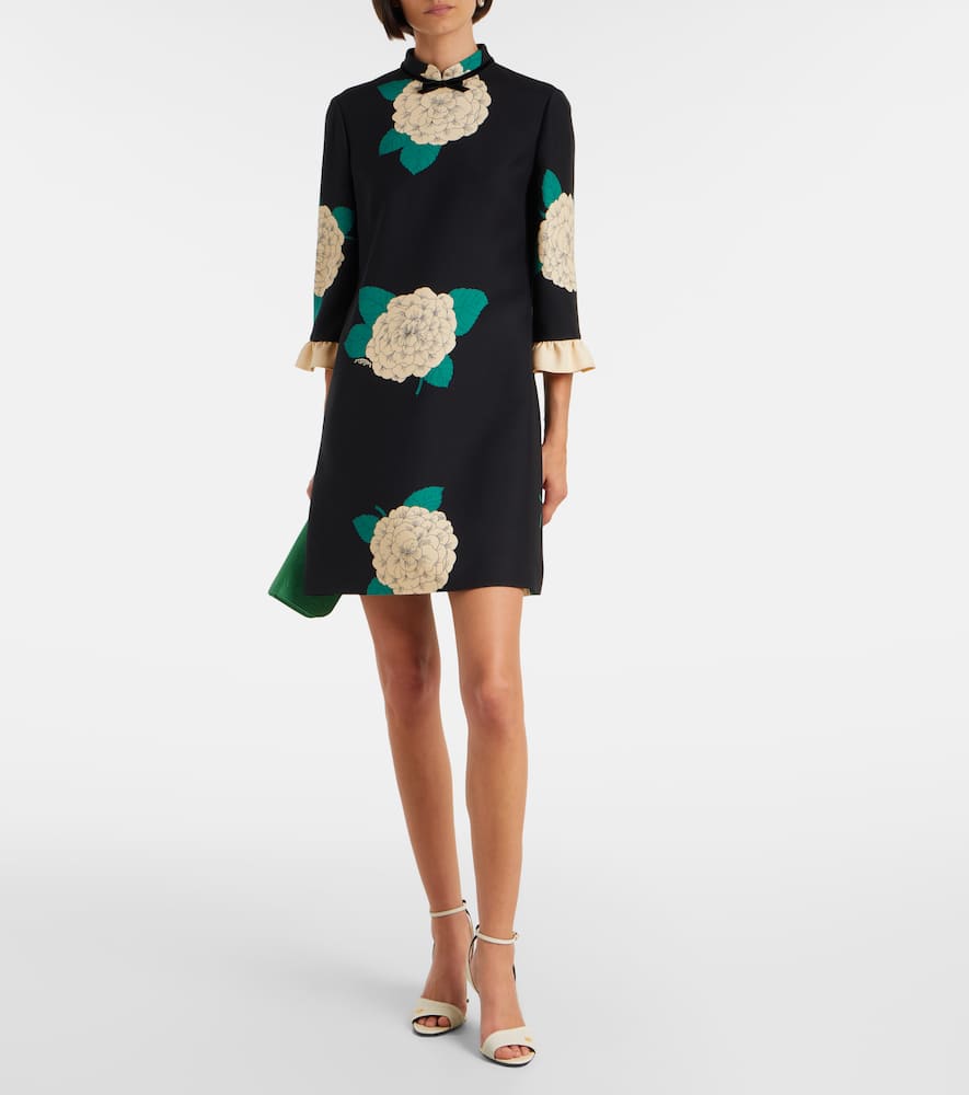 Crepe Couture floral minidress