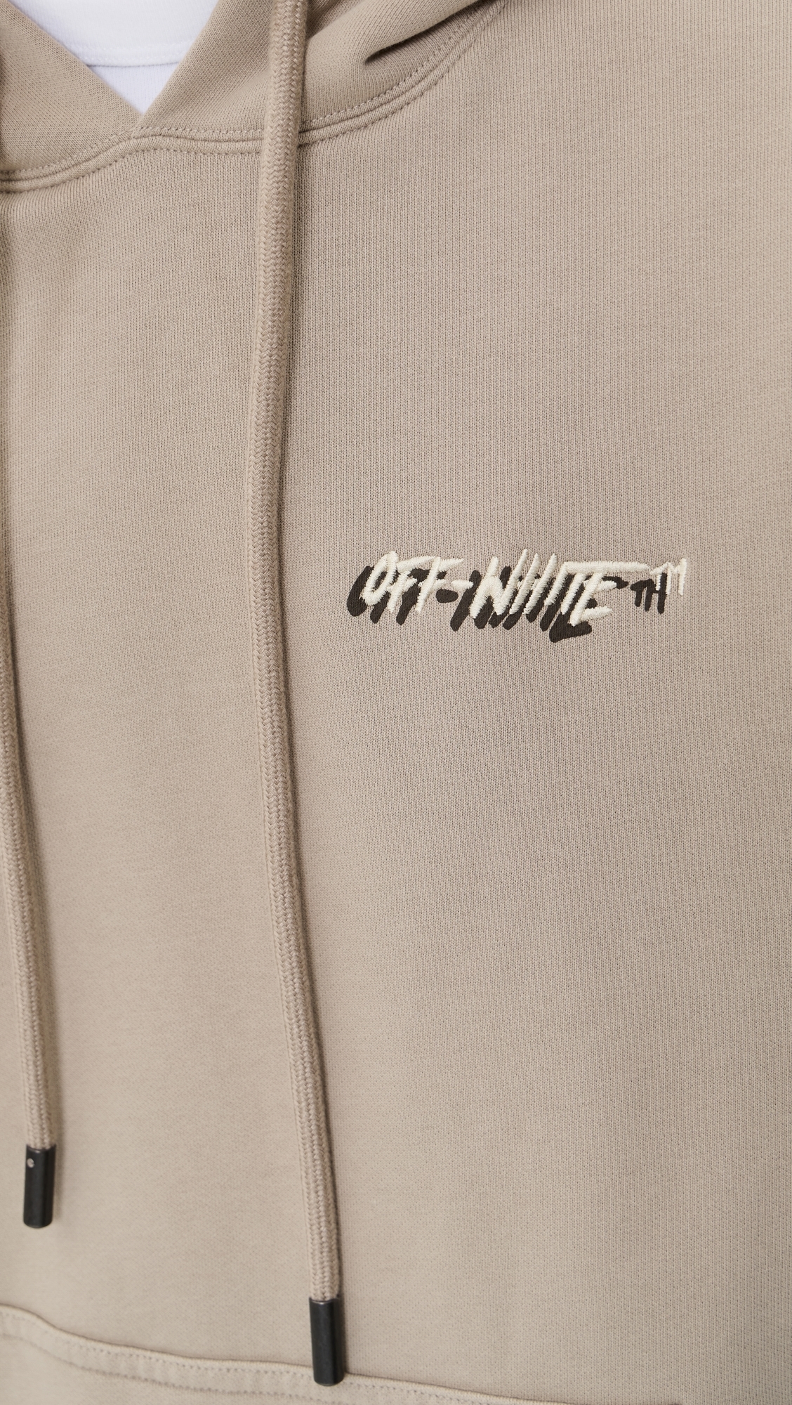 Shadow Logo Skate Hoodie Stone