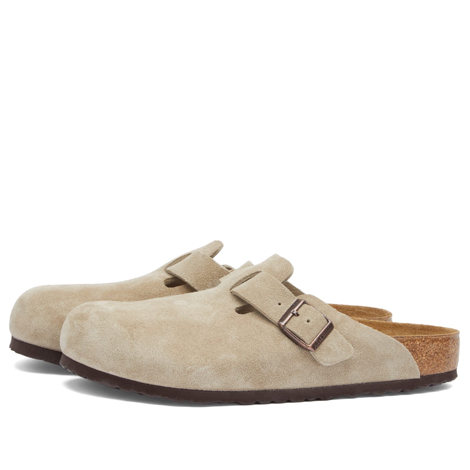 Boston Clog - Taupe Suede