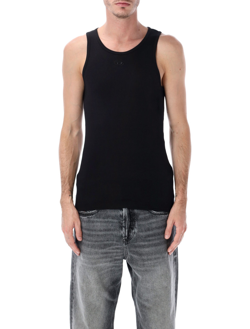 Black Logo Tank Top