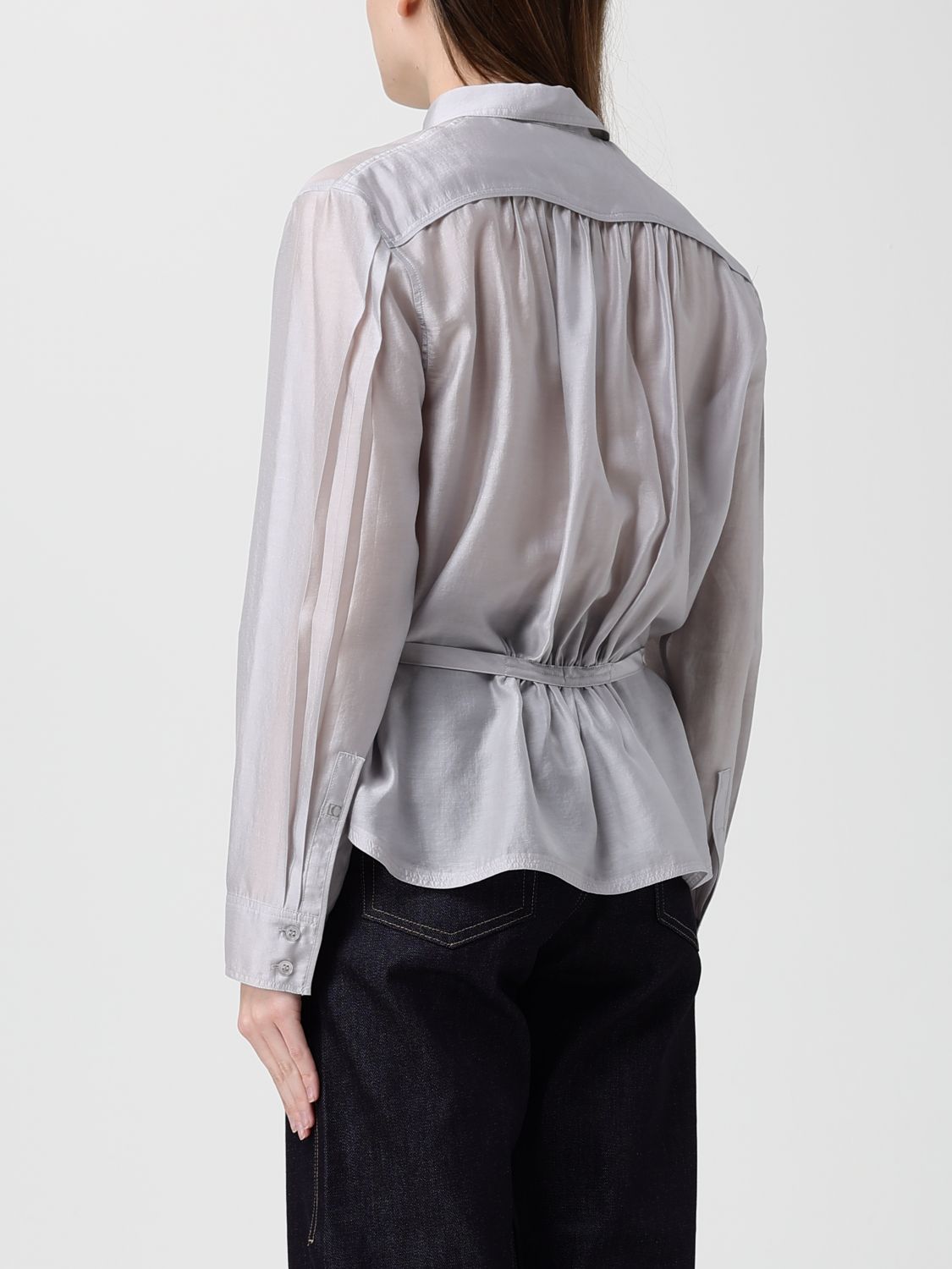 Top Woman color Grey