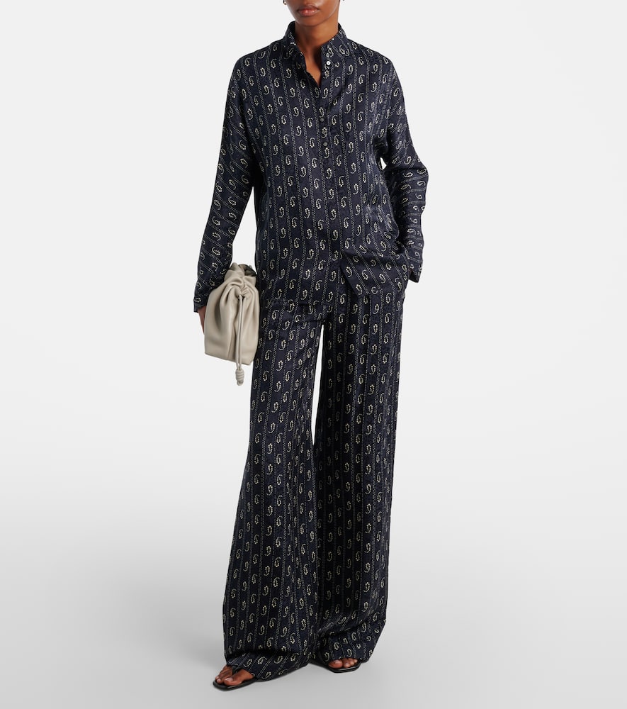 Paisley jacquard shirt