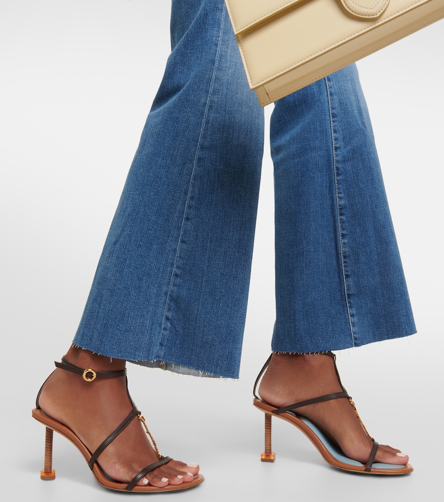 Le Easy Flare Raw Fray flared jeans