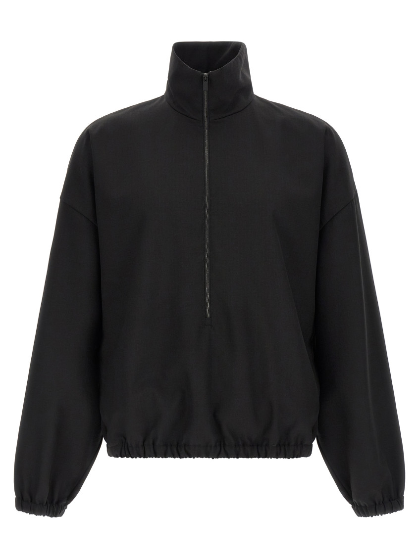 Fear Of God - sweatshirt half zip high collar design