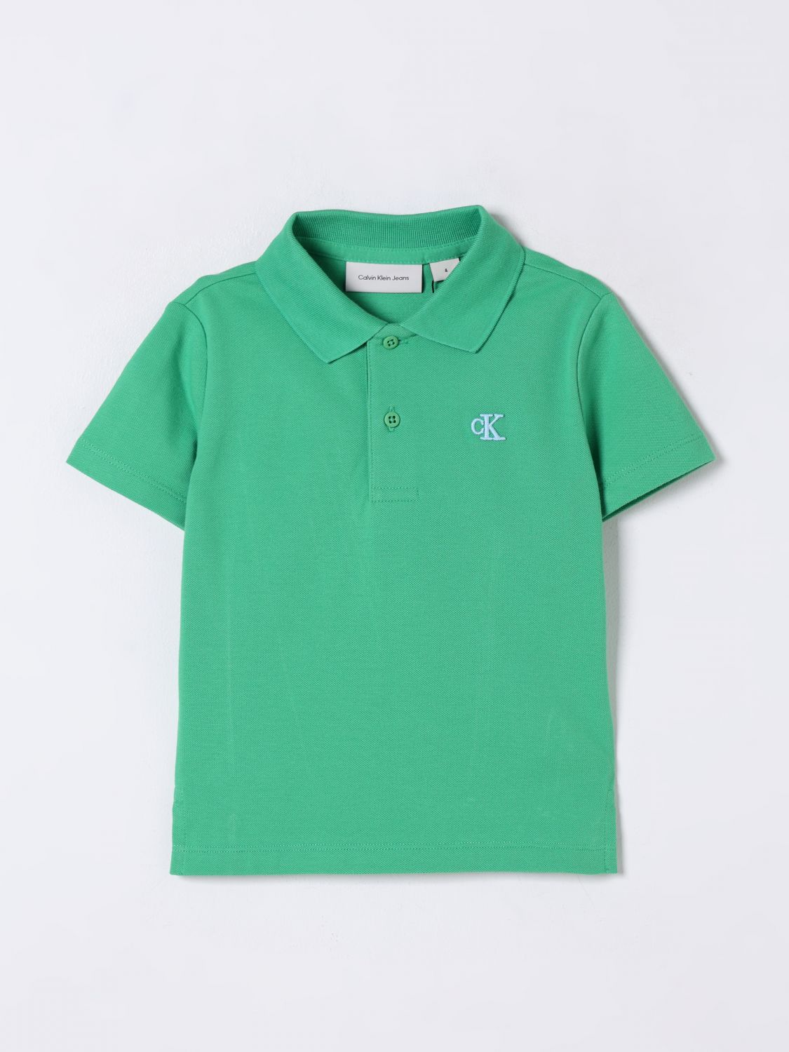Polo Shirt CALVIN KLEIN Kids color Green