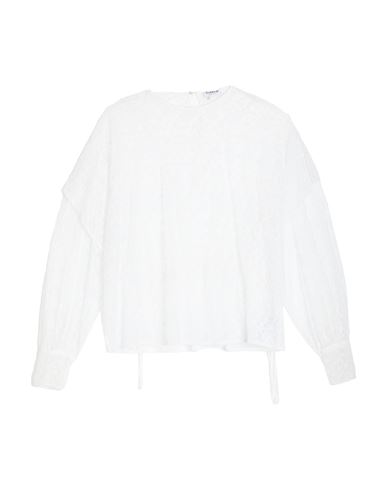 Woman Top White Size M Viscose, Polyamide, Polyester