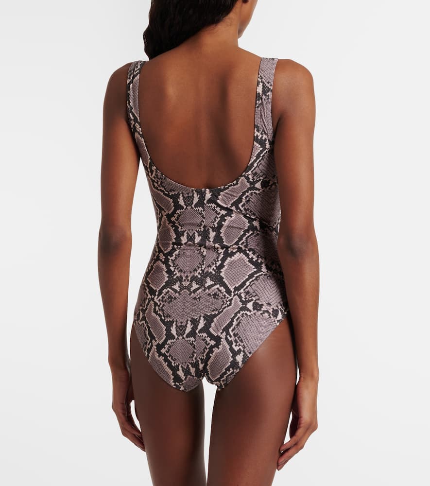 Lilith snake-effect swimsuit