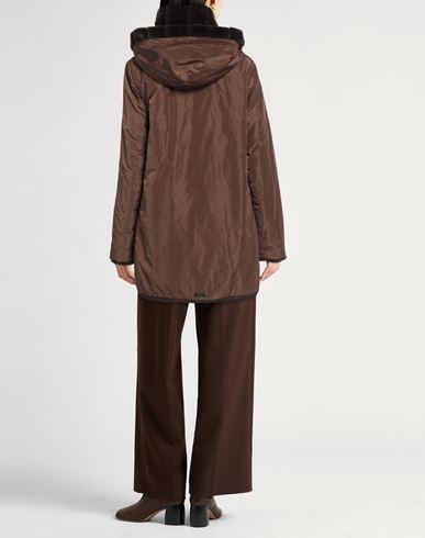 Trend Woman Coat Brown Size L Polyester