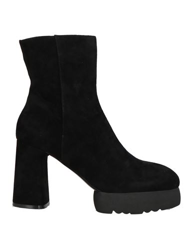 Woman Ankle boots Black Size 11 Leather