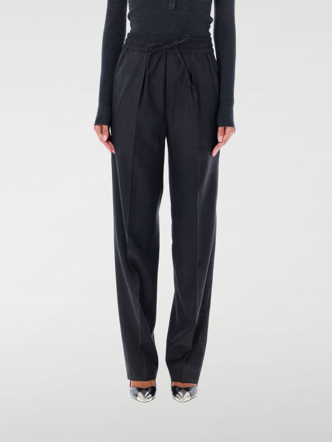 Pants Woman color Charcoal