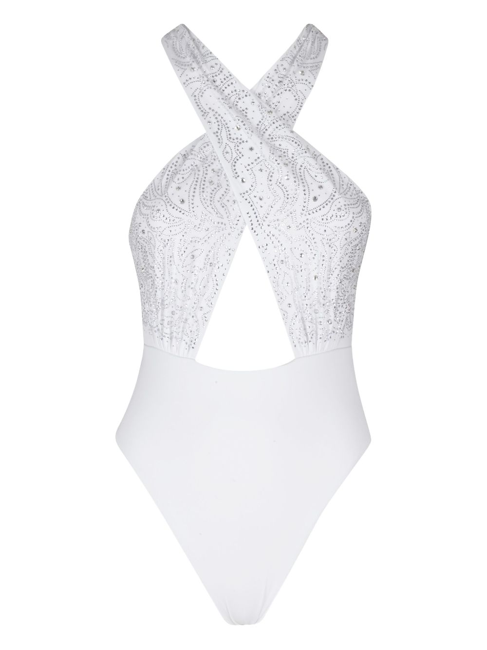 VENUJA braided-straps swimsuit - Black