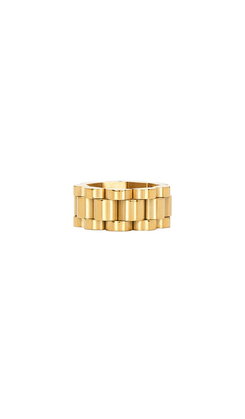 BRACHA RING ROLLY in Metallic Gold