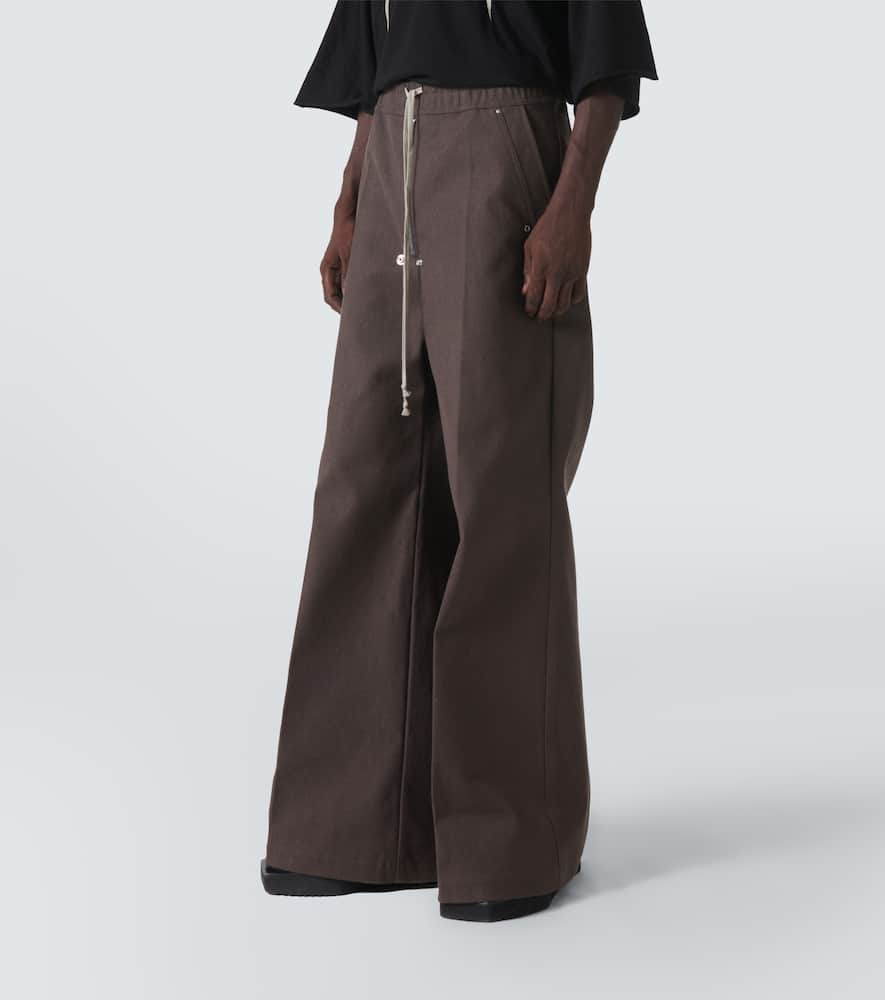 Bela cotton wide-leg pants
