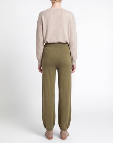Woman Pants Military green Size M/L Viscose, Polyamide
