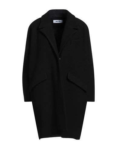 Woman Coat Black Size M/L Virgin Wool
