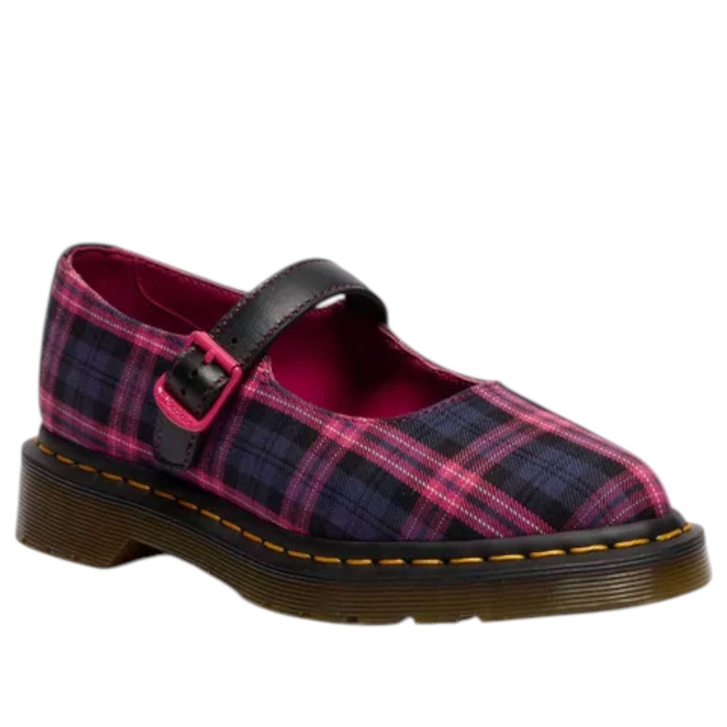 (WMNS) Elphie MJ Tartan 'Black Pink Multi'