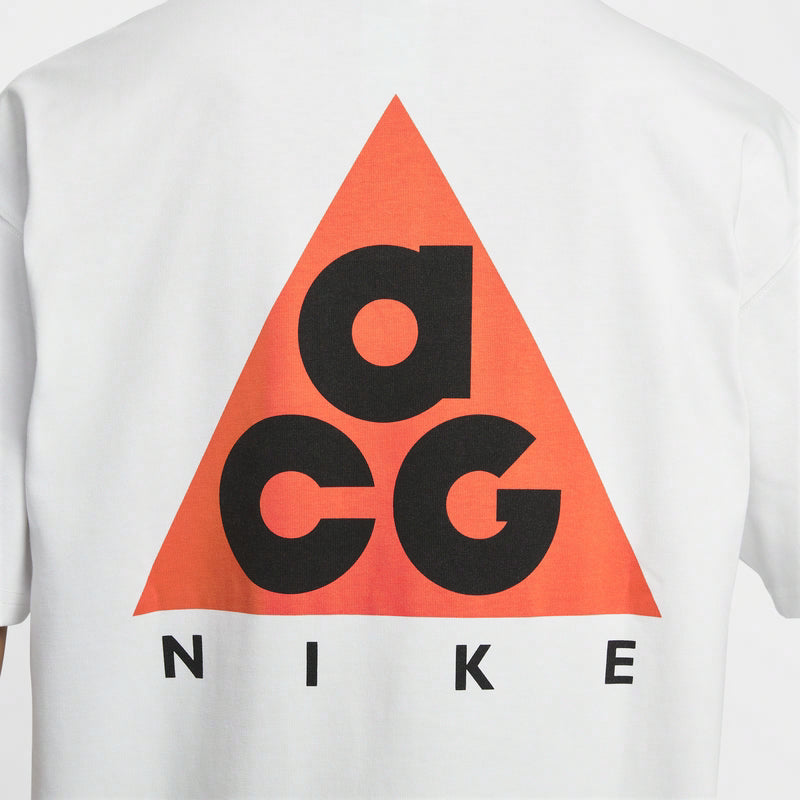 AS M ACG DF TEE M90 LBR+HBR TR T-Shirt Asia Sizing 'White Orange'