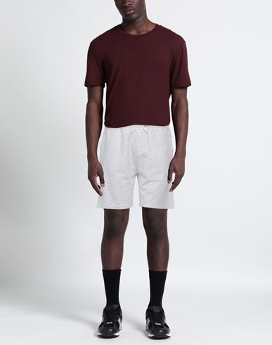 Man Shorts & Bermuda Shorts Grey Size XXL Cotton