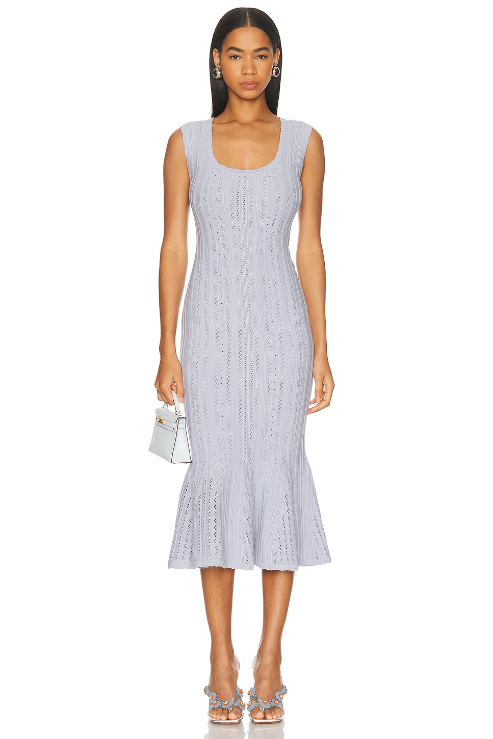 LoveShackFancy Tayleen Dress in Moonwash - Lavender. S also in XS