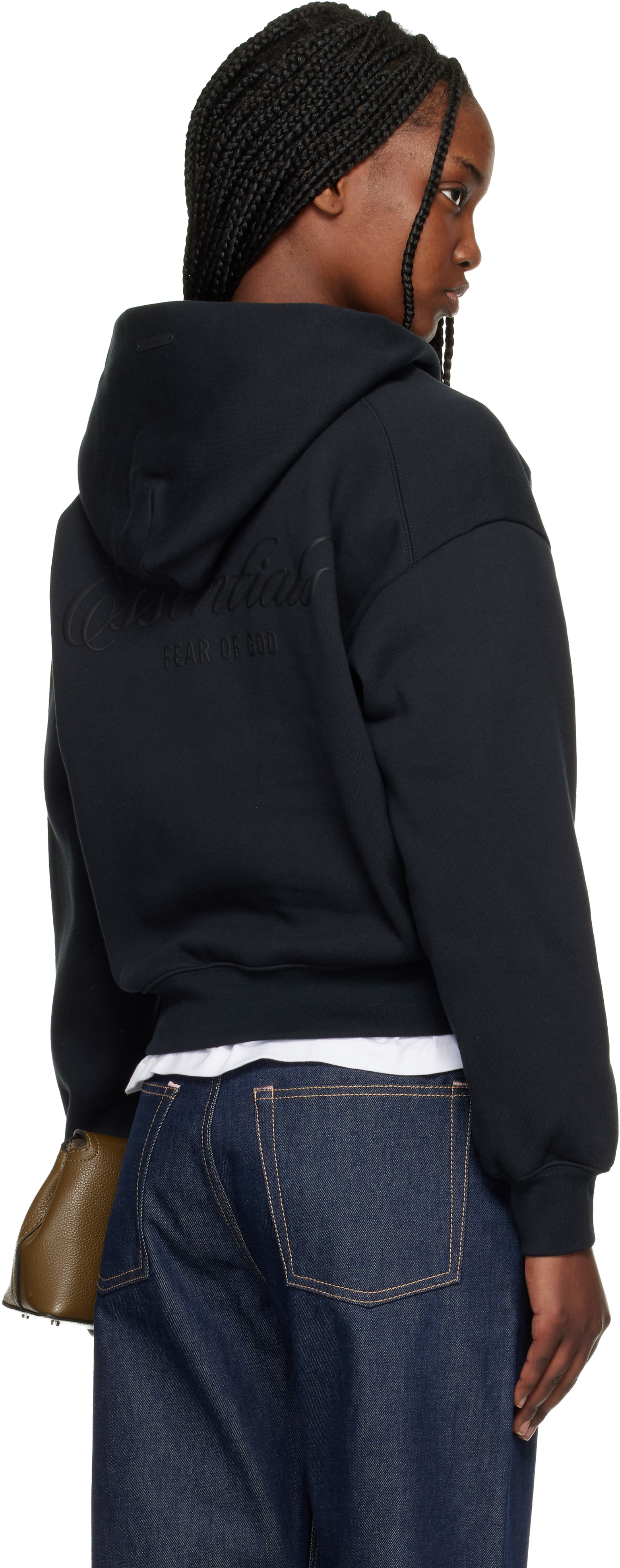 Black Classic Full Zip Hoodie