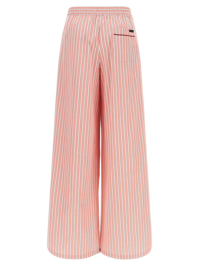 Dolce&Gabbana - high rise striped lounge pant