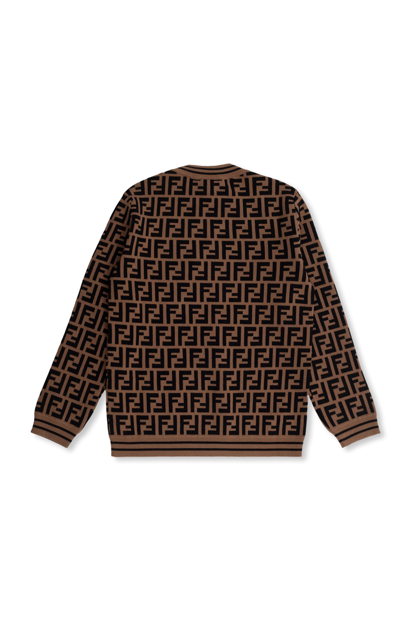 Monogrammed Sweater, Unisex, Brown