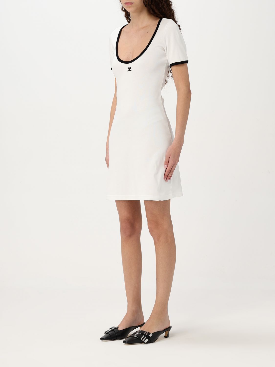 Dress COURRÈGES Woman color White