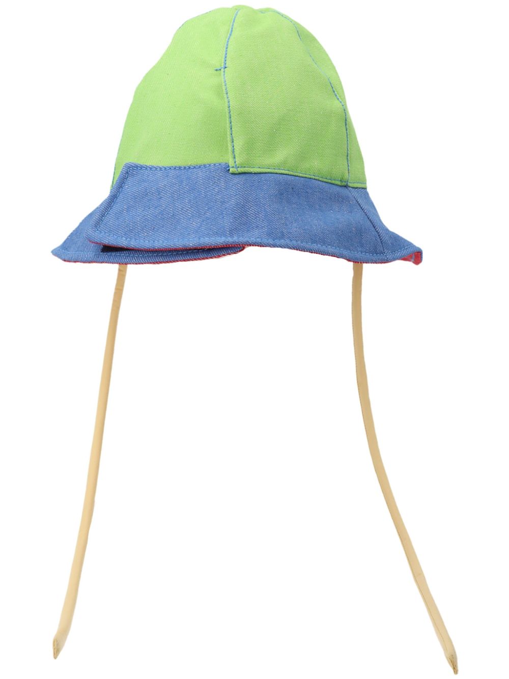 Multicolor Denim Bucket Hat