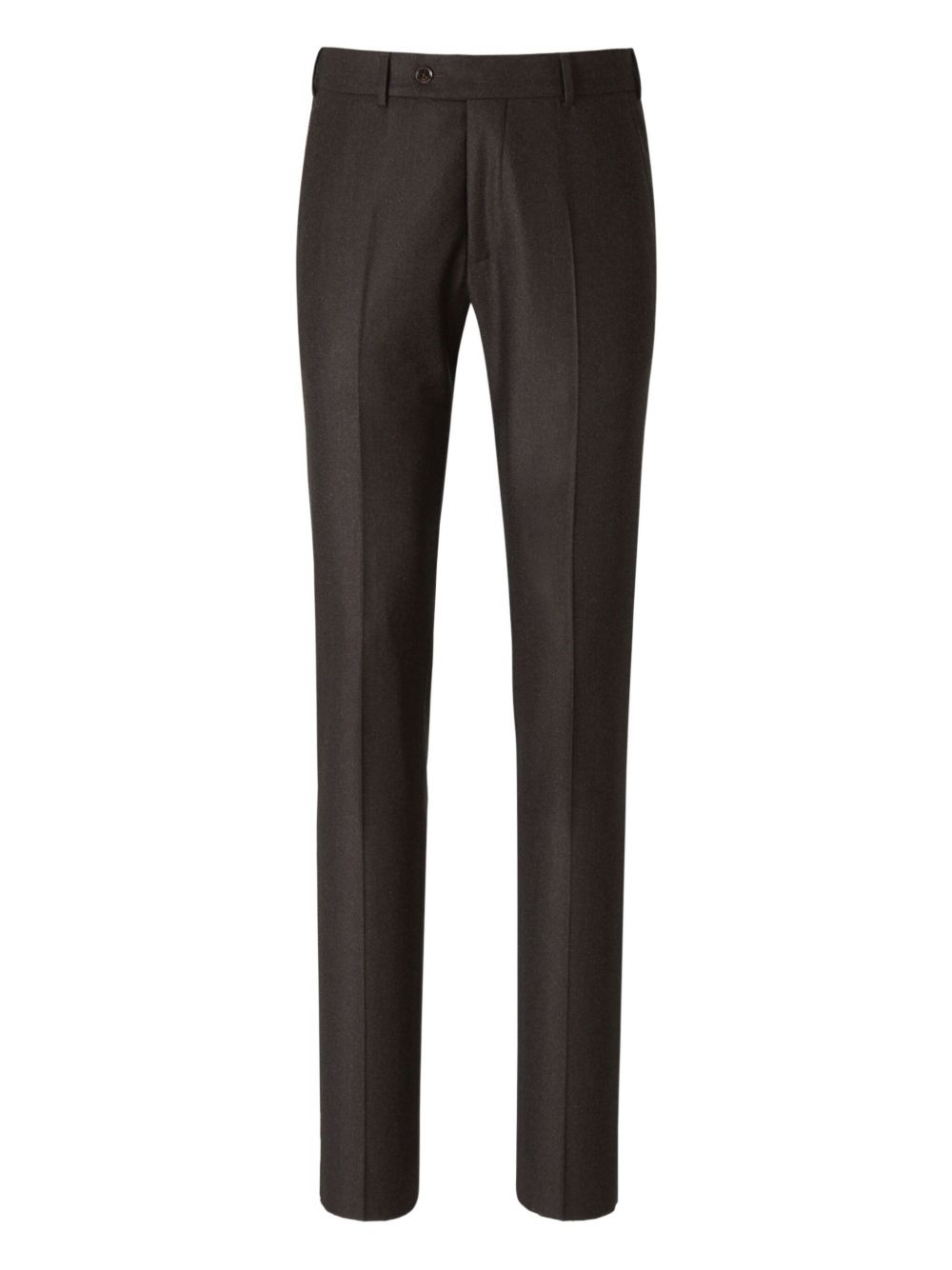 Jetted-pocket trousers - Brown