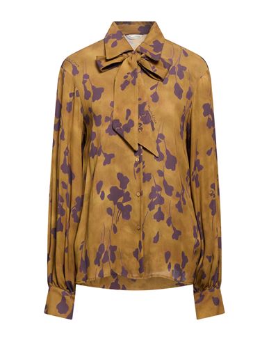 Woman Shirt Khaki Size 4 Viscose