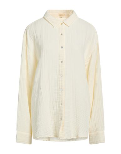 Woman Shirt Cream Size XL Cotton