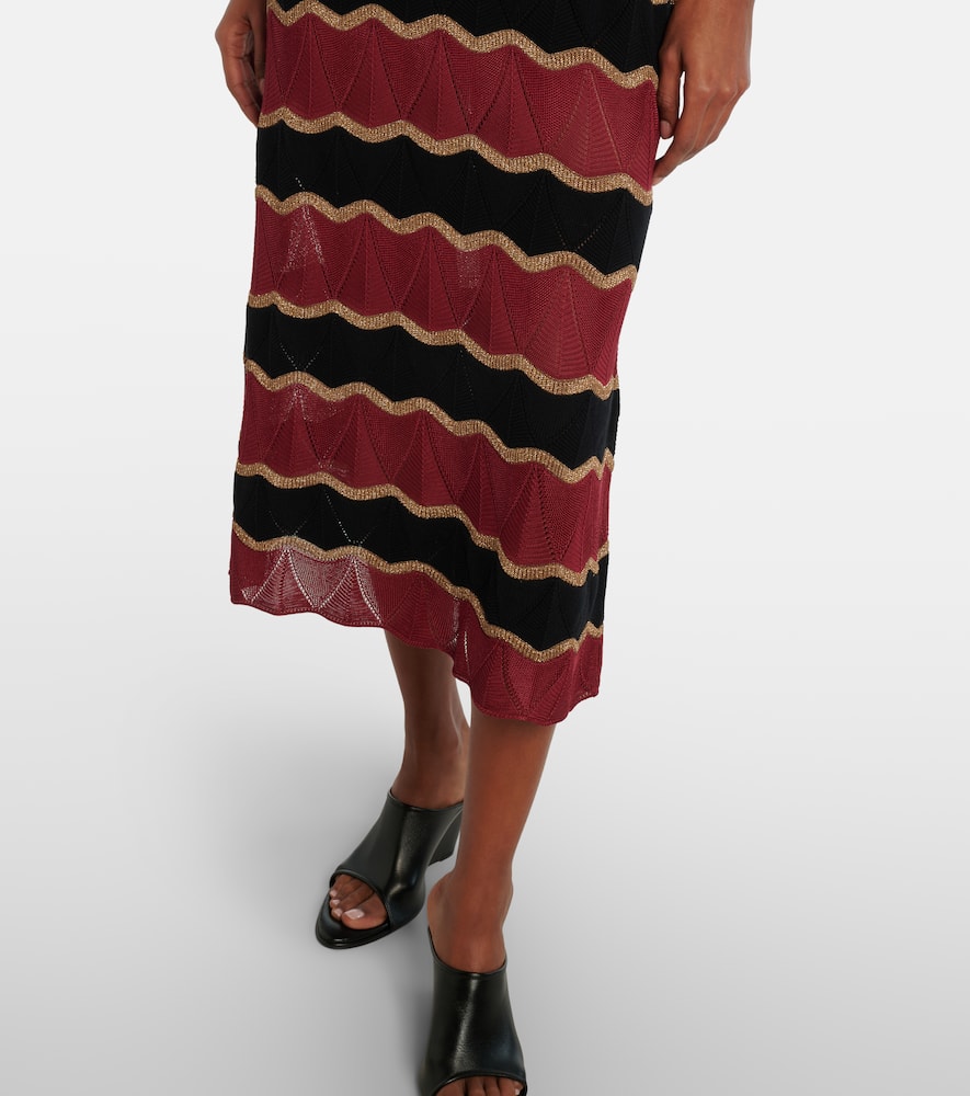 Hang Ten cotton-blend lamé kaftan