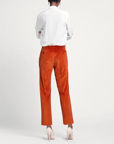 Woman Pants Rust Size 14 Cotton