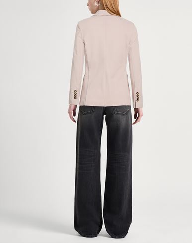 Woman Blazer Blush Size 10 Cotton, Elastane