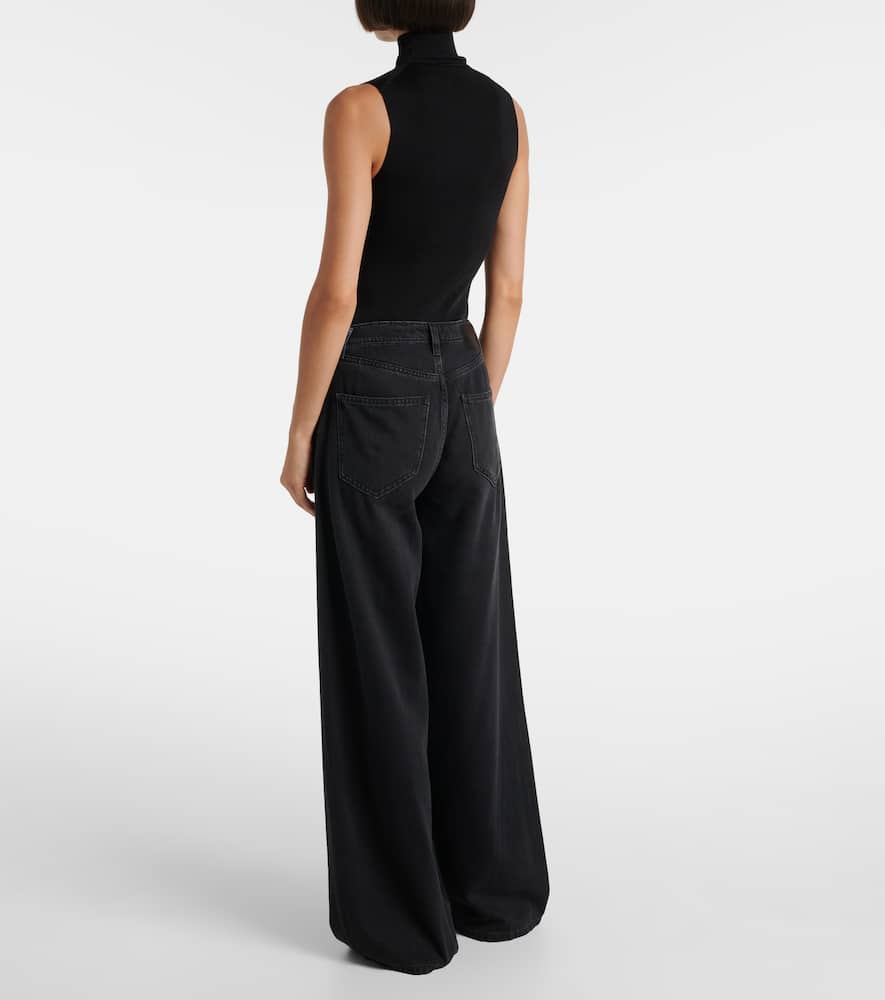 Helsinki high-rise wide-leg jeans