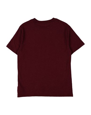 Cotton Jersey Crewneck Tee Kid Boy T-shirt Burgundy