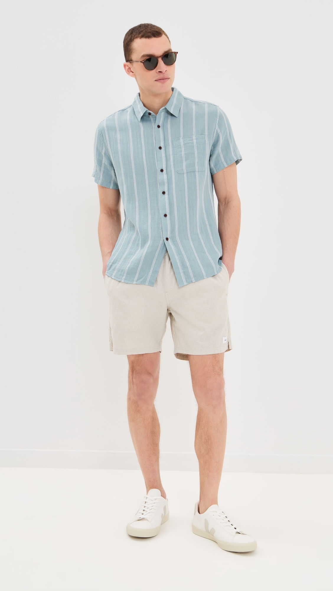 Isaiah Local Shorts Light Grey