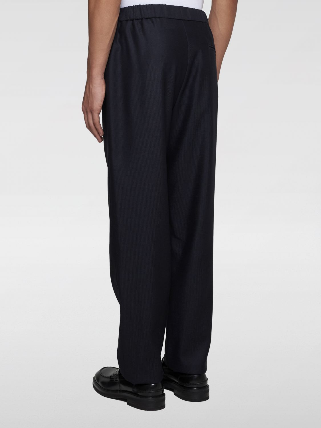 Virgin wool trousers - Blue