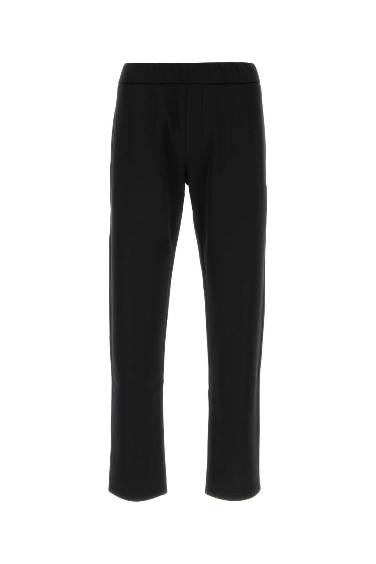 Tech Fabric Trousers — Black